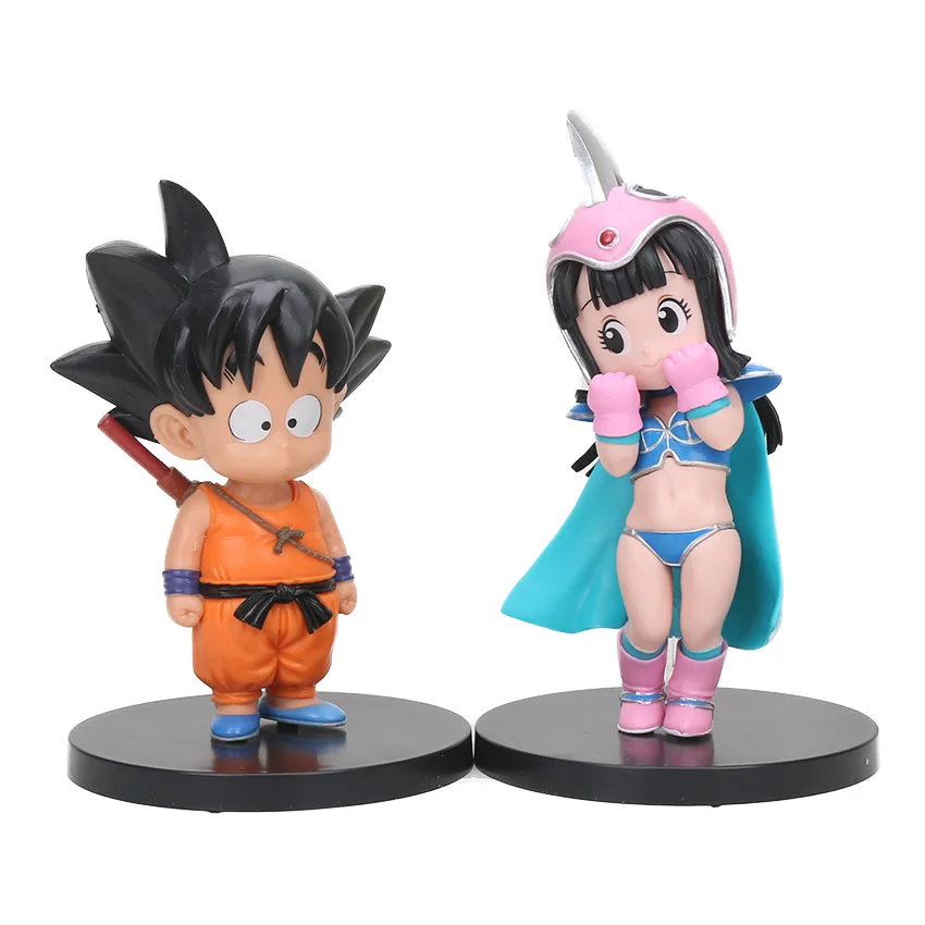 Мастер Роши Сон Гоку куририн плов ПВХ Фигурки Dragon Ball Z Коллекционная модель куклы грагонбол игрушки GT Figuren - Цвет: goku and chichi