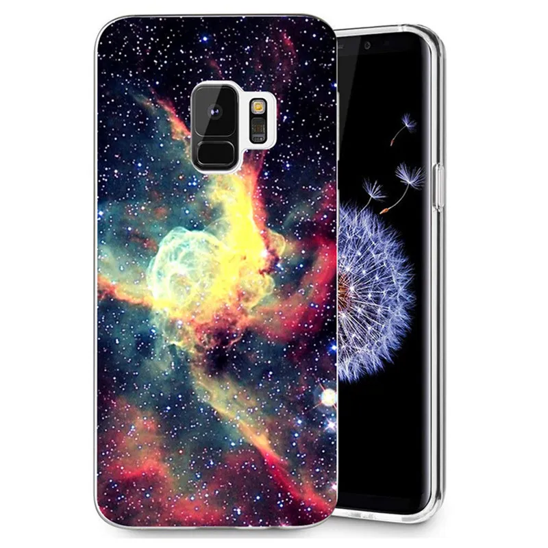 For Samsung Galaxy S3 S9 S9Plus S8 Plus S7 edge Note 8 Clear TPU Soft singularity starry sky pattern Case Fundas R036 |