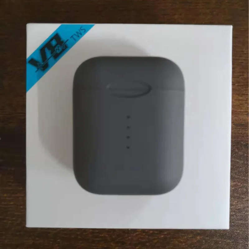 Серый V8 TWS Bluetooth 5,0 наушники беспроводные наушники PK w1 чип LK TE9 Air MX 1:1 всплывающие наушники i10 i12 i20 i30 i60 i80 TWS наушники - Цвет: Серый