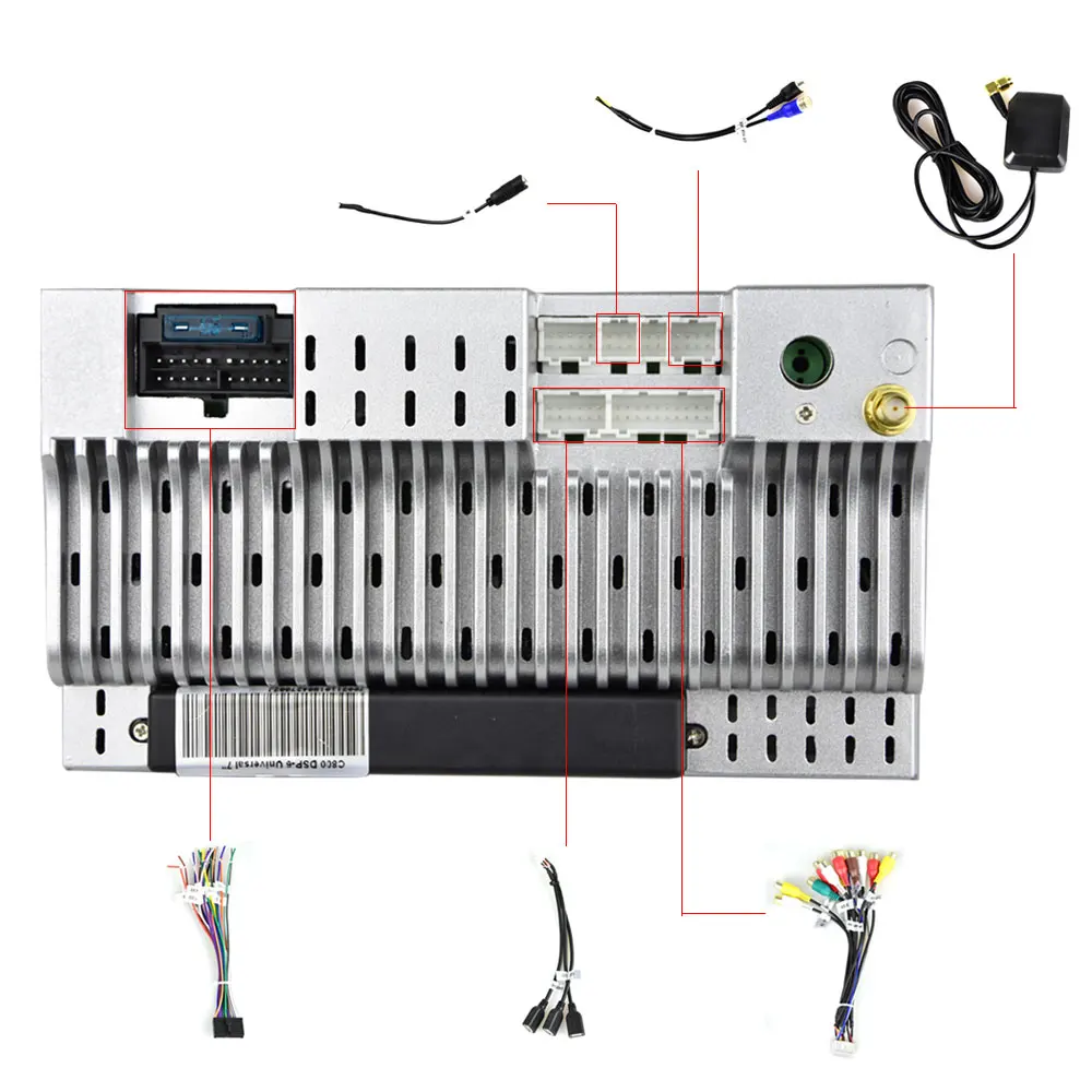 Podofo 2Din Android 9,0 Quad-core Автомагнитола 6-канальный DSP 2 Din Автомобильный мультимедийный плеер gps WI-FI MP5 Bluetooth USB AUX