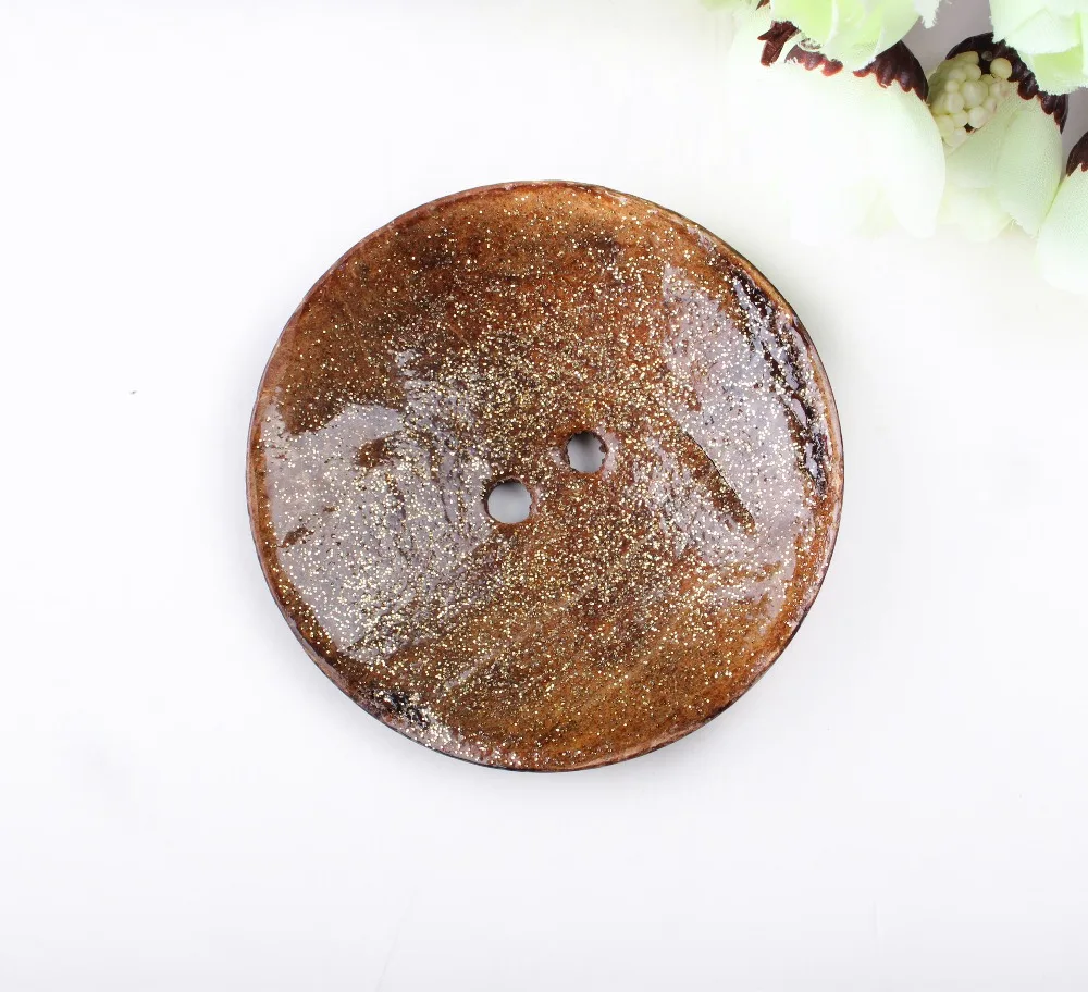 1 шт. декоративные пуговицы с двумя отверстиями 63 мм | Дом и сад