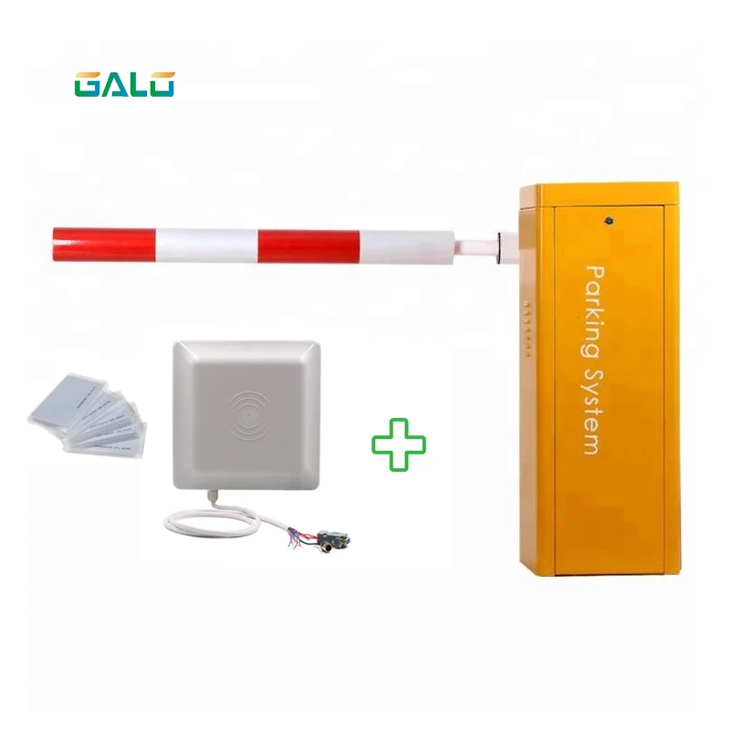 Автоматическая UHF rfid электронная безопасность стрелы парковка Алюминиевый Рычаг барьер ворота для вождения дороги дешевая цена с дистанционным управлением