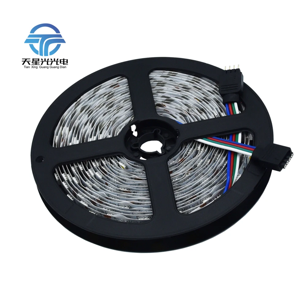 led Strip Non waterproof 5m 60leds 5050 DC12V controllable white warm Dual White | Лампы и освещение