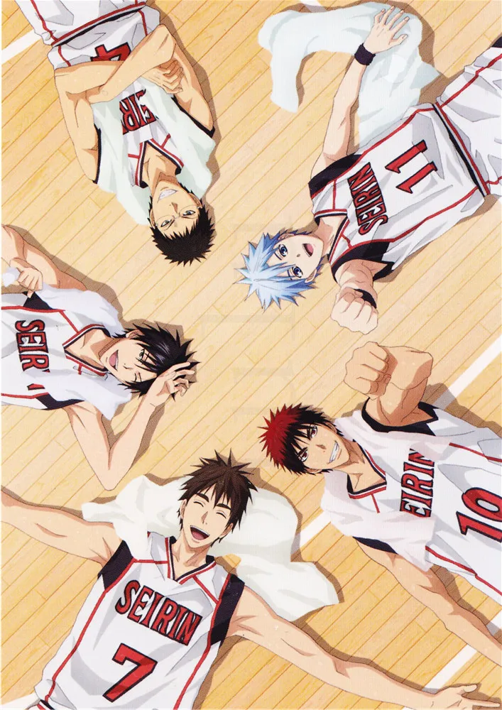 Баскетбольные плакаты Kuroko's наклейки на стену высокое разрешение украшение для