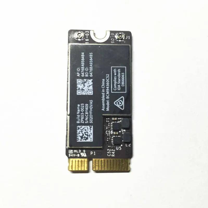Бесплатная доставка BCM94360CS2 Wi Fi Bluetooth воздушный порт карта для MacBook Air 11 &quotA1465 13&quot