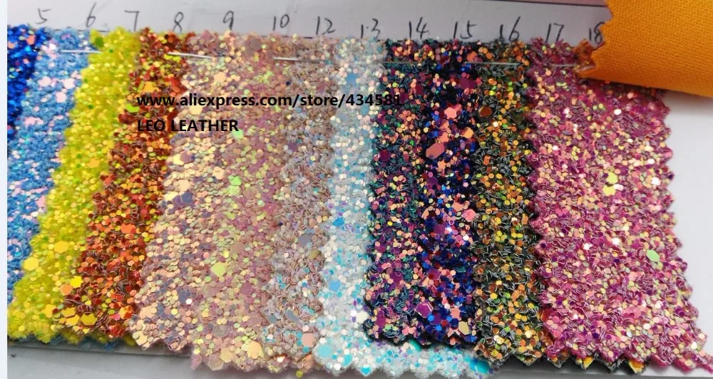 Искусственная кожа Leo Leather искусственная блестящий бриллиантовый зернистый