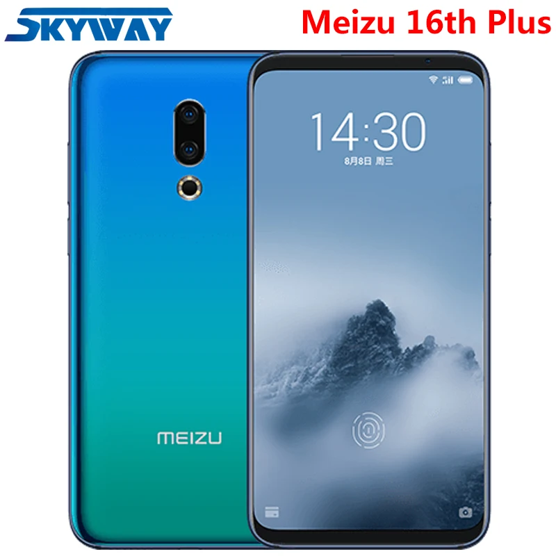 Официальный Meizu 16th Plus 16 6G 128G 4G LTE Snapdragon 845 Восьмиядерный Adreno 630 6 5 &quotFHD 2160x1080P полный