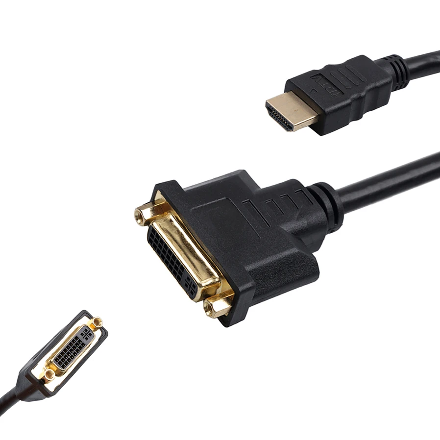 2021 Горячая Распродажа совместимому с HDMI адаптер для док-станции DVI 24 + 5 конвертер