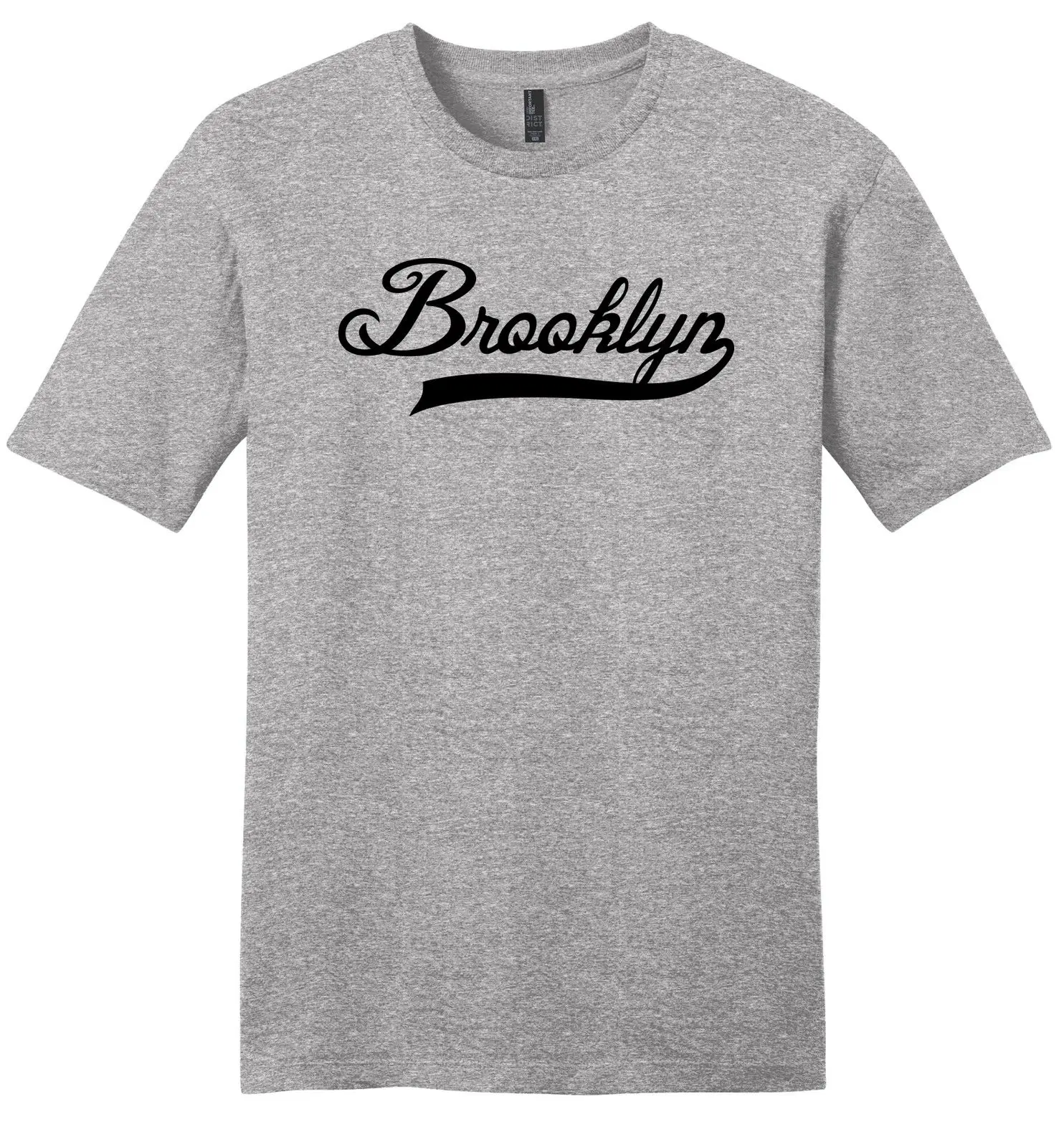 Brooklyn Главная страница Мужская мягкая футболка люблю Нью Йорк гордость город Gangster