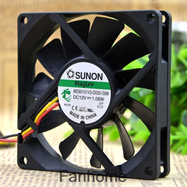 Для Jian SUNON ME80151V3 D020 G99 8015 12V 1 08 W 8cm CPU fan|Кулеры и системы охлаждения компьютера| |
