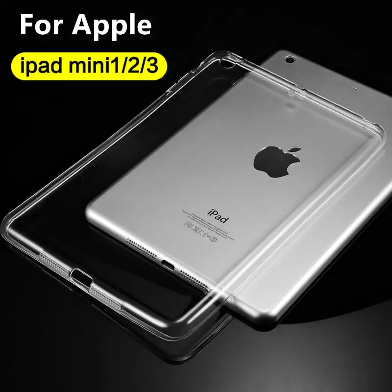 Чехол из ТПУ для iPad mini 1 2 защитный смарт чехол кожаный mini3 mini2 Tablet 7 9 дюйма