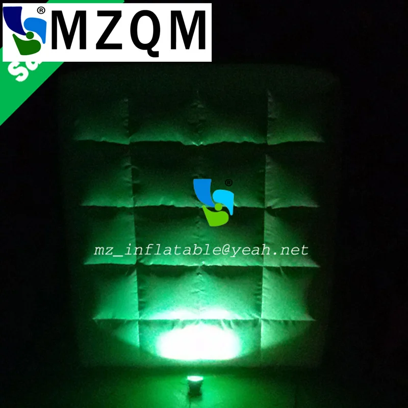 MZQM 2*2 м новинка 2017 привлекательная надувная фотобудка Настенная/светодиодная