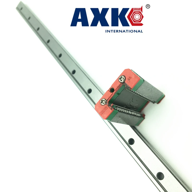 Линейная направляющая AXK 450 мм для фрезерного станка с ЧПУ MGN15 Направляющая 2 шт.