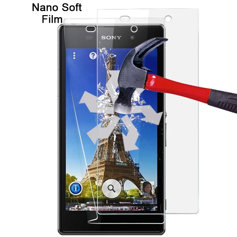 Лучшая Взрывозащищенная нано мягкая пленка для Sony xperia Z1 L39h C6902 C6903 C6906 5