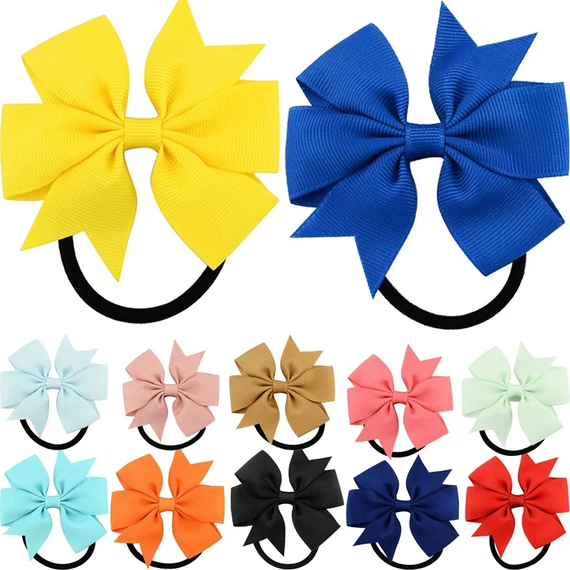 

Girls Girl Bowknot Ribbon Hair Headwear Lady Headband Satin Fashion Ponytail Rope