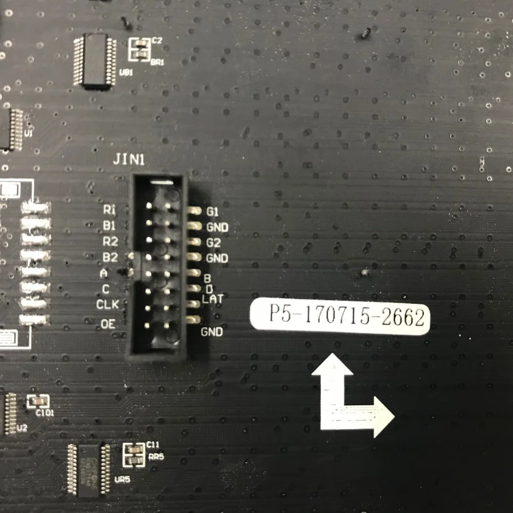 Светодиодная панель rgb SRY p5 SMD2121 64*32 пикселя 320*160 мм | Электронные компоненты и