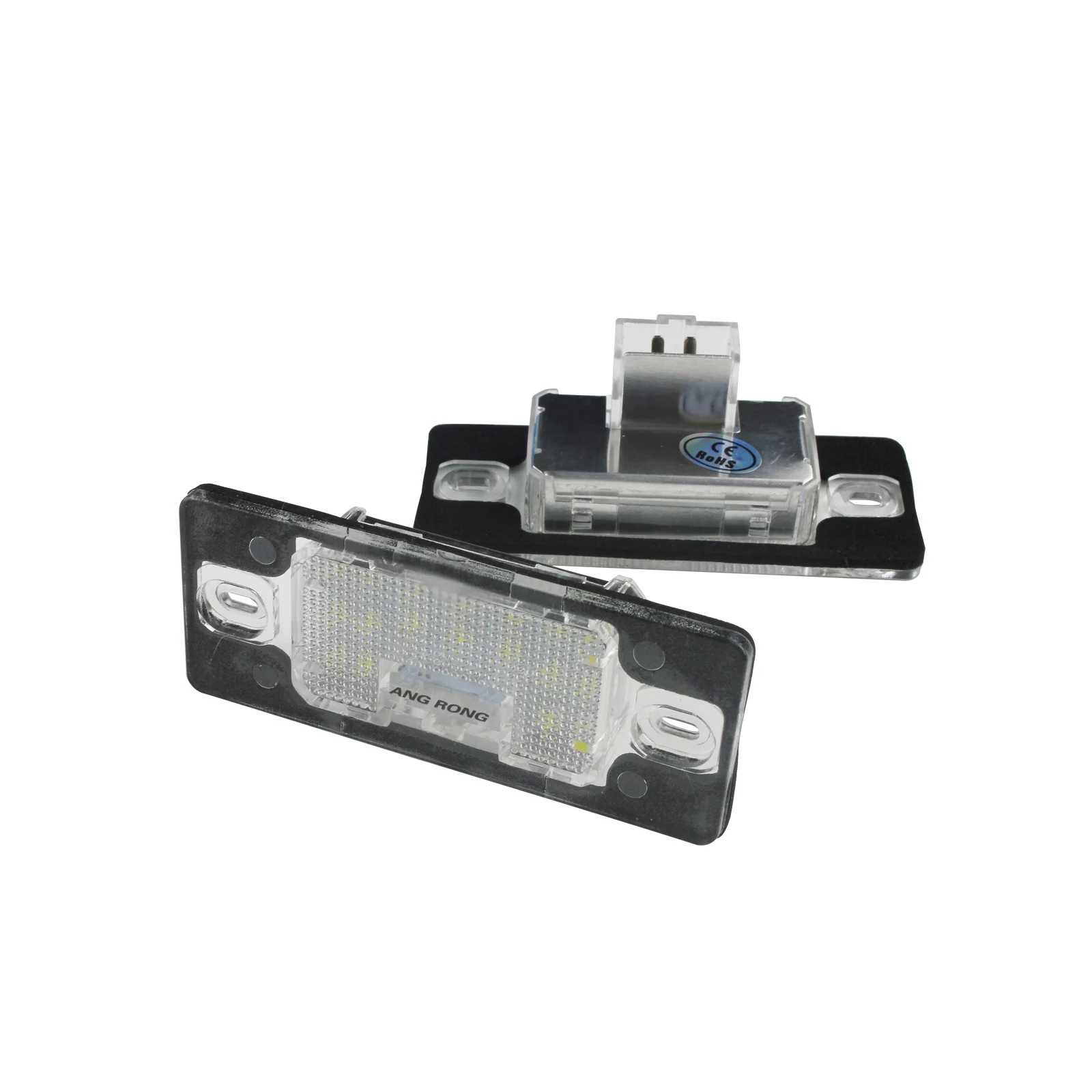 2x светодиодный номерной знак ANGRONG для Porsche Cayenne 955 957 Audi TT VW Golf V Tiguan|Сигнальная