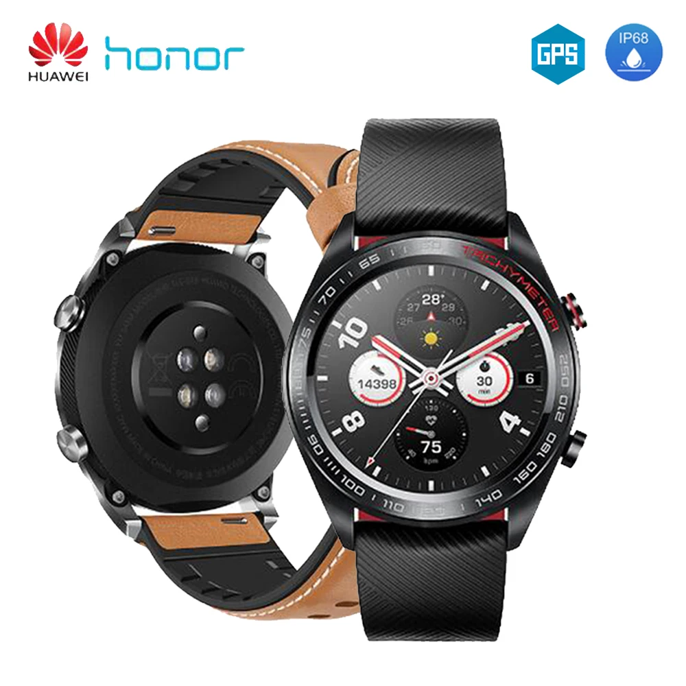 [Есть ] huawei Honor Magic Multi Sports NFC gps Смарт-часы 5ATM фитнес-трекер для измерения сердечного ритма умные часы для Android iOS