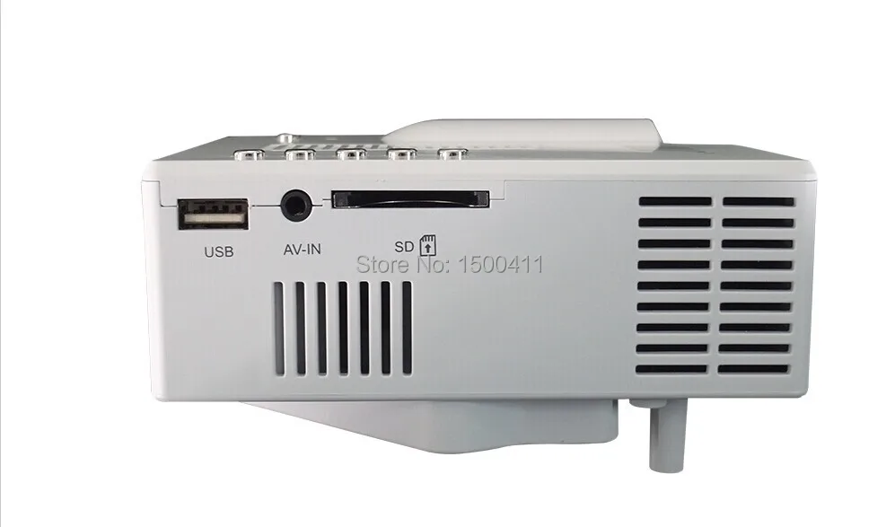 WHITE UC28 with HDMI Mini Micro AV LED Digital Video Game Projectors Multimedia Player Inputs VGA USB SD Free shipping | Электроника
