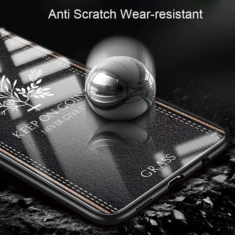 

Protective Phone cases Back Cover For Huawei Enjoy 9 Plus Tempered Glass Silicone Hard Cover Shell For Huawei Enjoy 9Plus Case