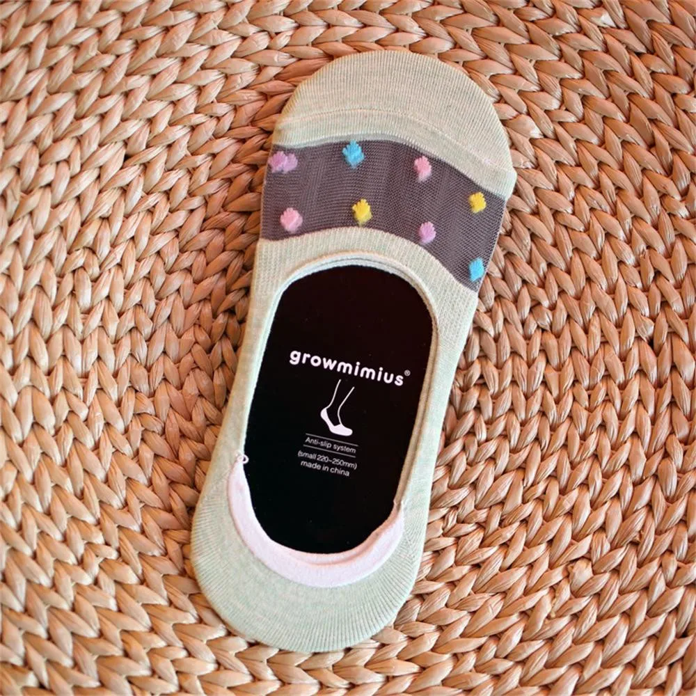 12 пар милых Хлопковых Носков ярких цветов для девочек короткие носки без показа