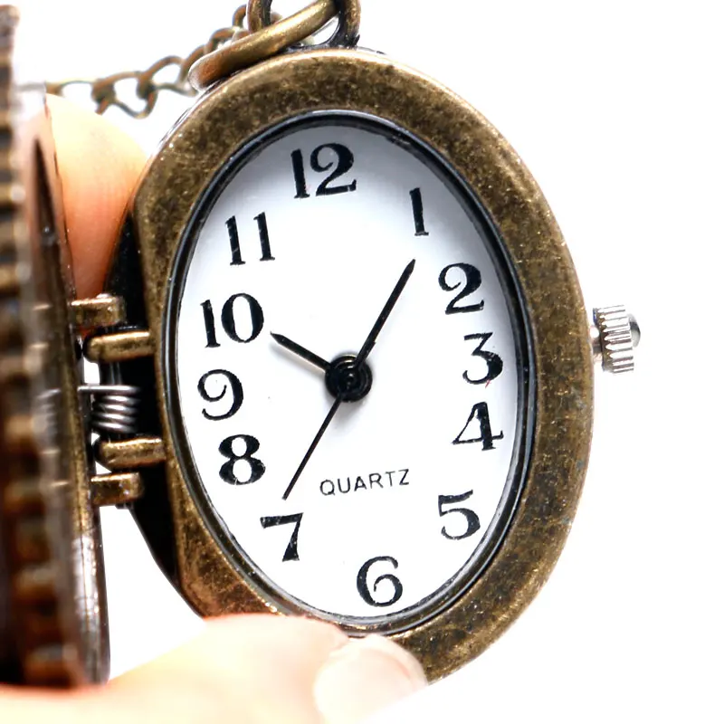 2018 новый элегантный фиолетовый бабочка цветок карманные часы Цепочки и ожерелья