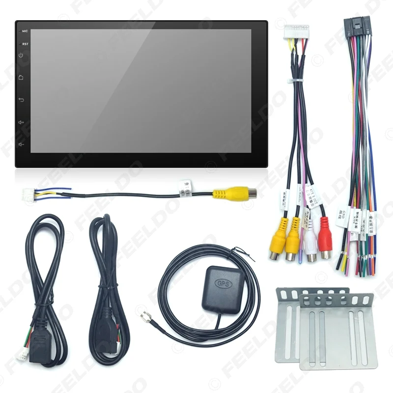 Автомобильный мультимедийный плеер FEELDO 7 &quot ультра тонкий Android 8 1