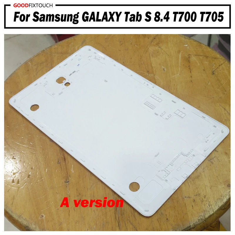 Задняя крышка аккумулятора высокого качества для Samsung GALAXY Tab S 8.4 T700 T705, дверца корпуса ремонтных запчастей на замену.