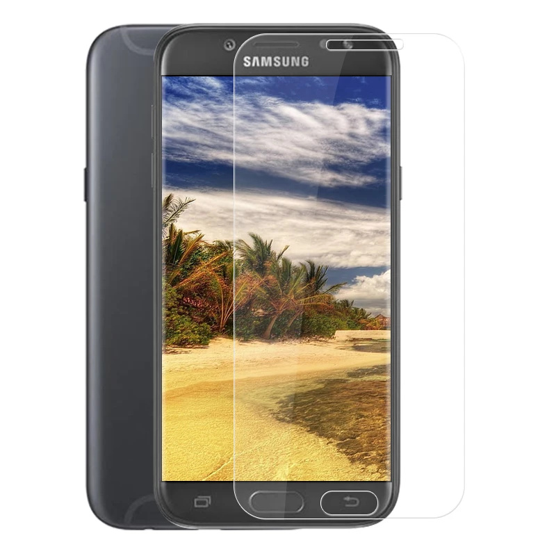 Жесткая Защитная стеклянная пленка для Samsung Galaxy J5 Pro 2017 (версия ЕС) Полноразмерный