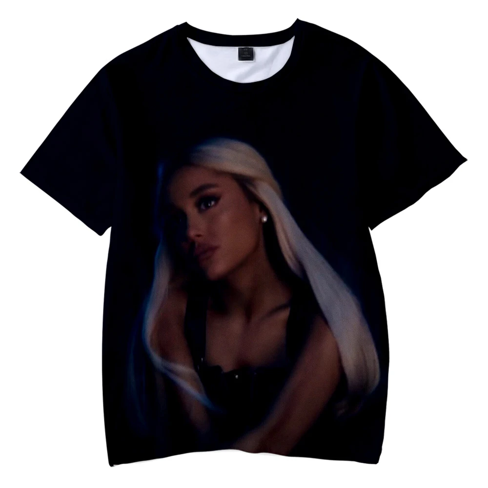 Ariana Grande/Модная простая Удобная популярная детская футболка с 3D принтом