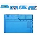28x20 cm high quality BGA Heat Insulation Silicone Soldering Pad Repair Maintenance Platform Desk Mat for phone repair