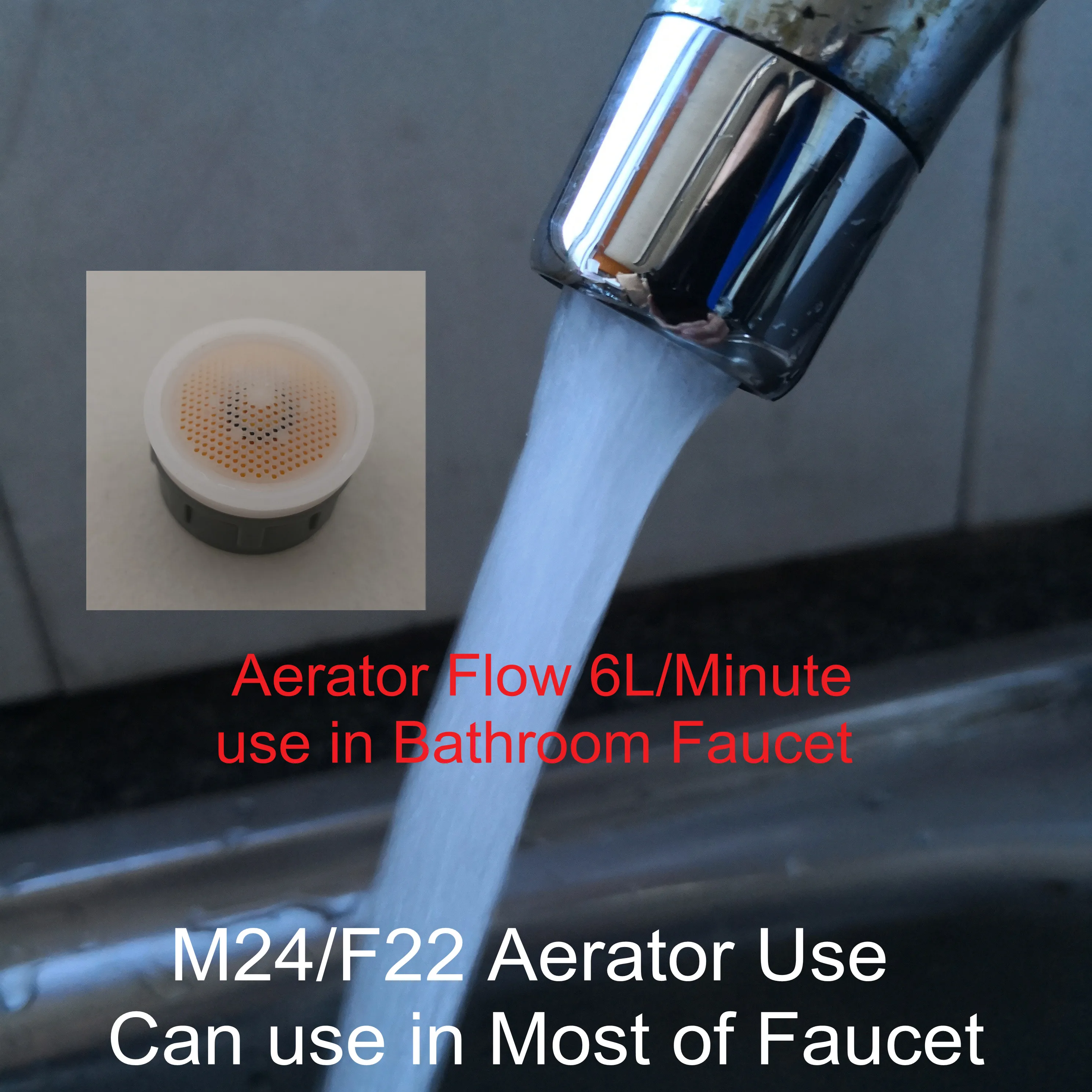 Free Shipping-Water Saving Aerator Core Set(TP-A06)-M24/F22 Use-30%-70% Money | Обустройство дома