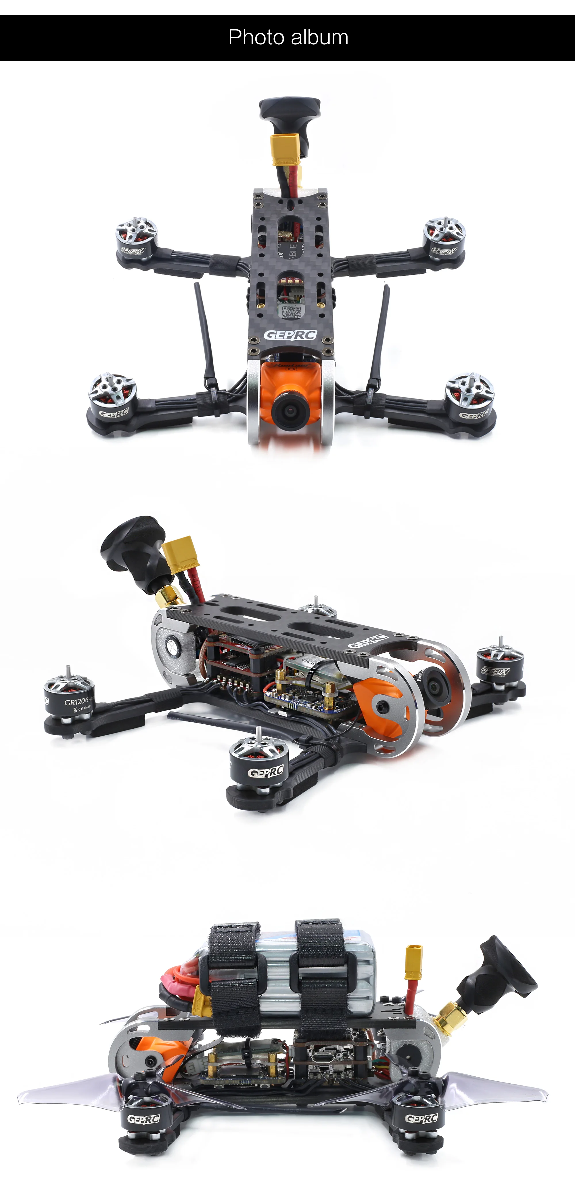 Geprc GEP-CX Cygnet 145 мм 3 дюйма стабильный F4 20A 48CH RunCam Сплит Мини 2 1080P HD RC FPV гоночный Дрон BNF PNP