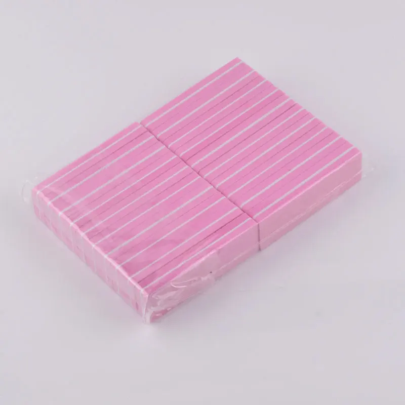 

Nail File 10pcs lime a ongle Pink Sandpaper Nail Sanding Buffer Block Fingernail Polishing Manicure DIY Nail Art Buffing Tools