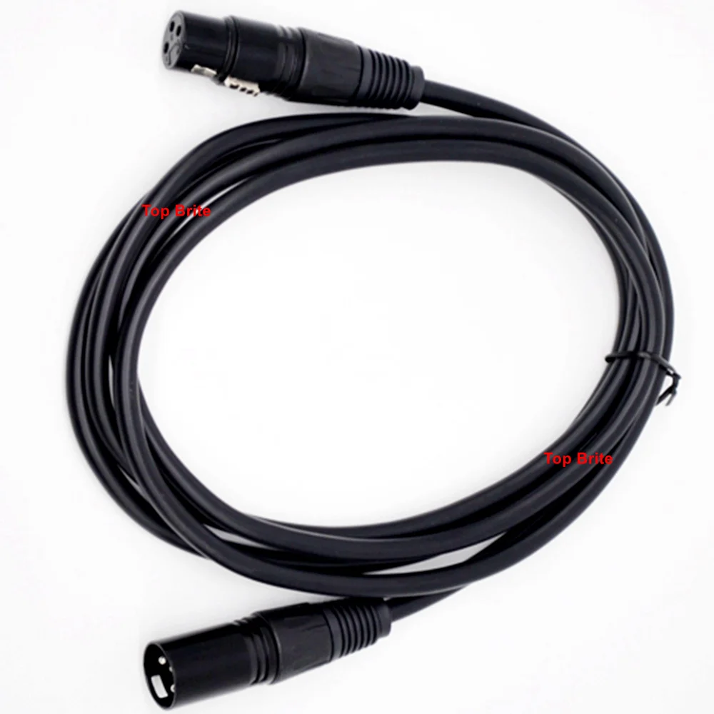2 метровая длина 3 контактный кабель XLR DMX сигнальная линия светодиодный PAR