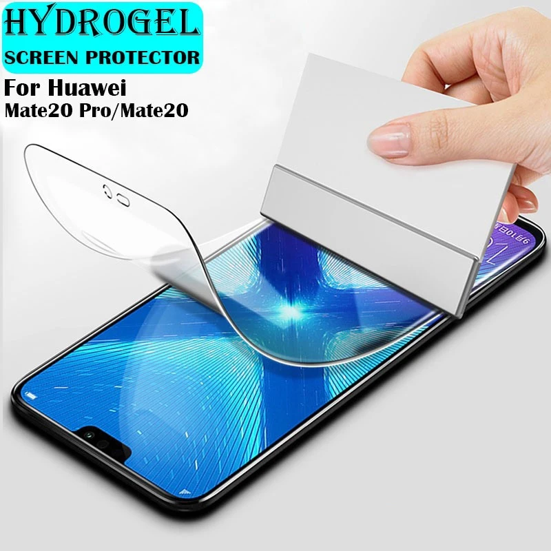 Гидрогелевая Защитная пленка для Huawei mate 20 lite p20 p30 Pro p smart 2019 Nova 3 Honor10 стеклянный