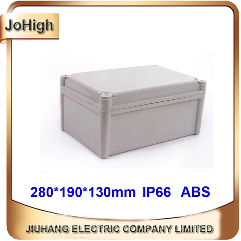 Водонепроницаемый серый пластиковый Электрический провод корпус проект