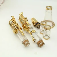 clarinet bb key clarinet kit real gold plated parts case grease cleaning cloth