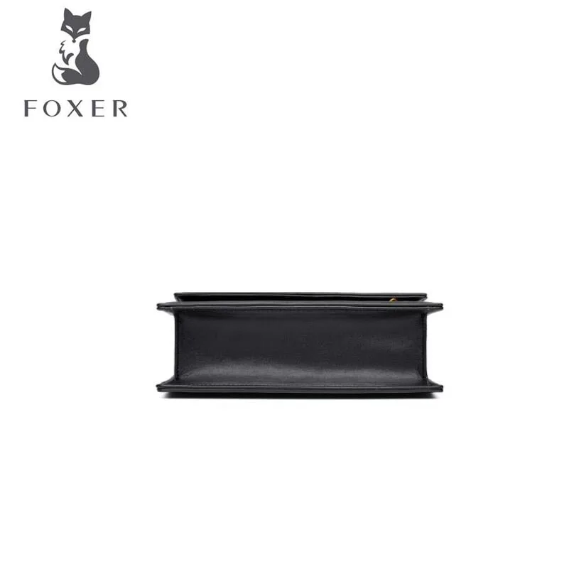 FOXER Цвет Ретро хит Дамская портативная маленькая квадратная сумка 2018 НОВАЯ