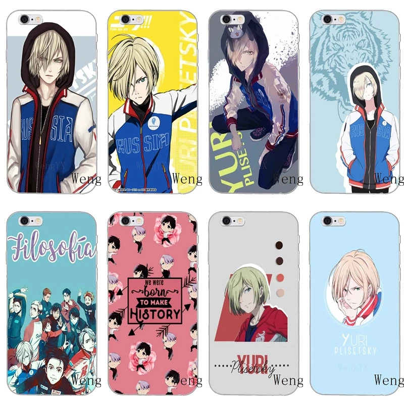 YURI on ICE Yuri Plisetsky мягкий чехол для Huawei Y6 Y7 prime Y9 Honor 10 9 8 8C 7C 7A 6A Mate 20 Lite Pro P10 Smart plus