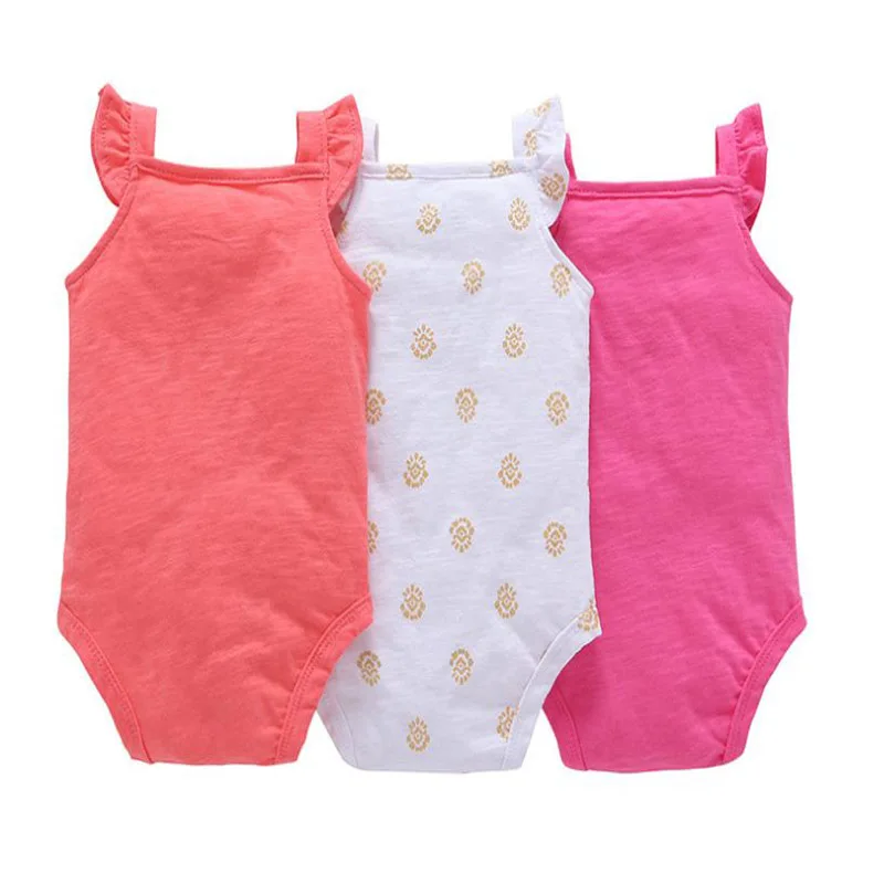 3 шт. детское хлопковое боди без рукавов на возраст 6 24 месяца|bebe bodysuit|bodysuit summerbodysuit