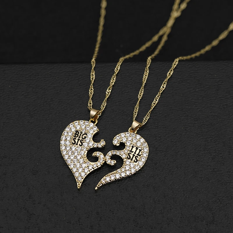 Ожерелье Zhijia с подвеской в форме сердца для женщин роскошное ожерелье виде