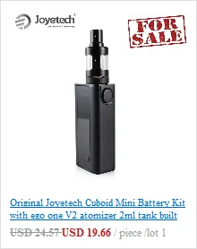 Joyetech Unimax 22 Unimax 25 аккумулятор встроенный 2200/3000 мАч аккумулятор для электронной сигареты 510 резьба