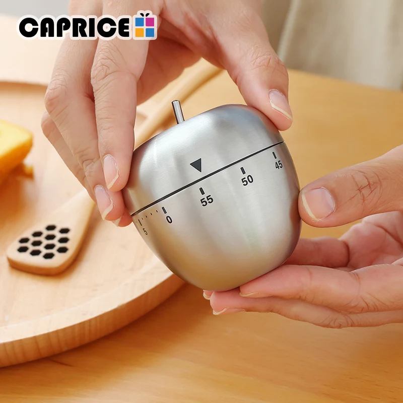 Кухонные Таймеры из нержавеющей стали секундомер механический таймер Apple