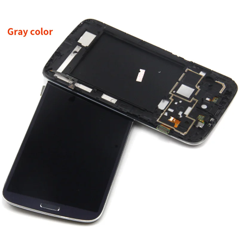 100% тесты Серый Белый для samsung Galaxy Mega 6 3 i9200 i9205 ЖК дисплей сенсорный экран планшета