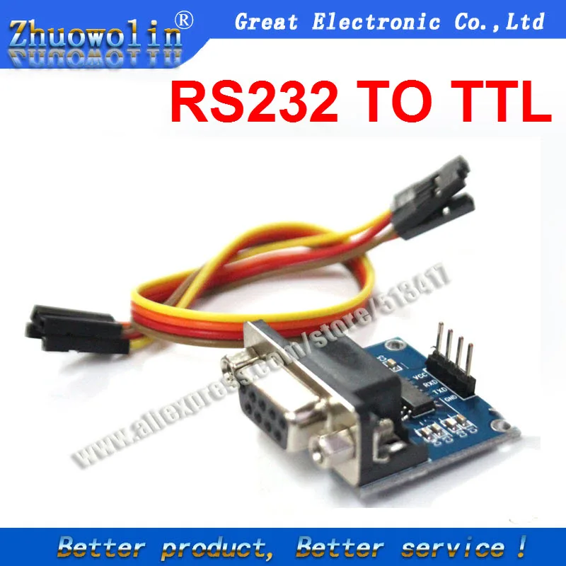 1 шт. MAX3232 Max232 RS232 для TTL последовательной связи преобразователь модуль 5 В/3.3 В +
