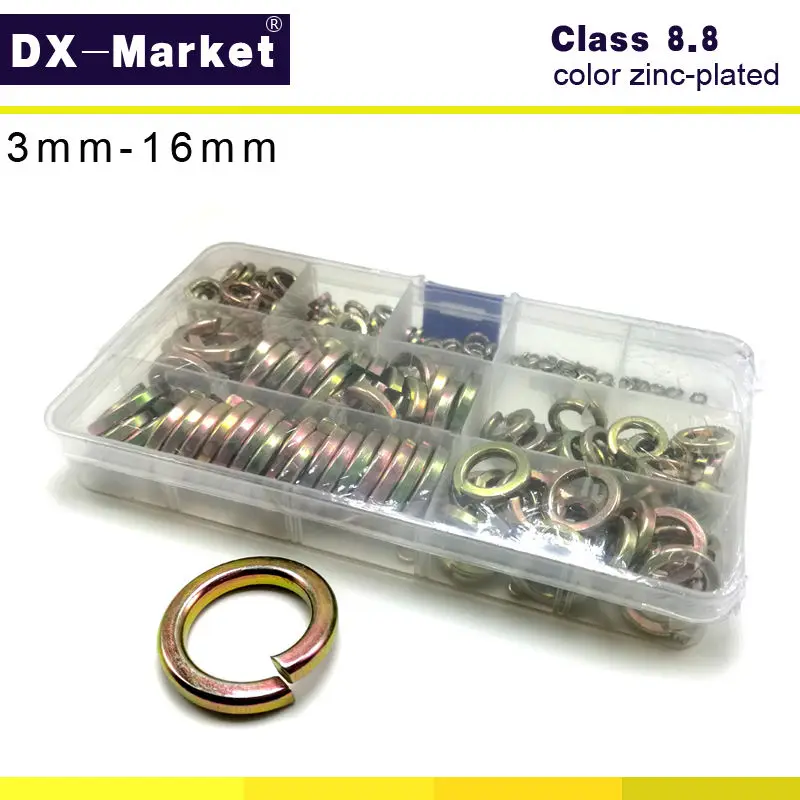 Фонарь 460 шт. 65 марганцевых материалов класс 8 Набор Шайб цветное цинковое