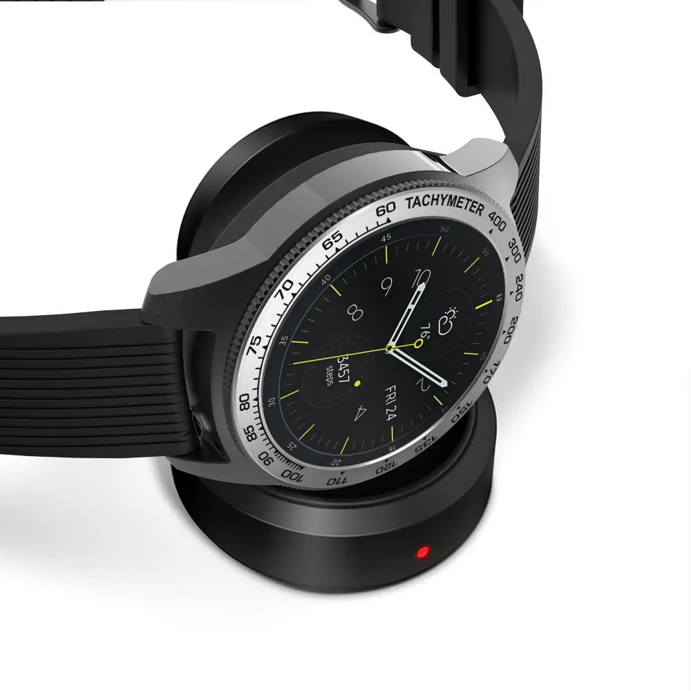 Скорость и время ободок кольцо клейкая крышка против царапин для samsung Galaxy Watch 42 мм 46 мм Смарт Часы Крышка для шестерни S3 S2 классический
