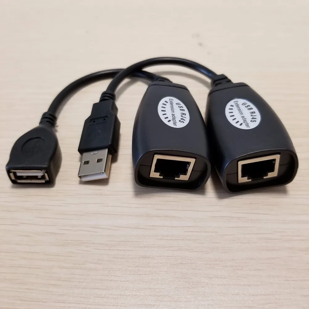 USB A Male & Female к RJ45 RJ 45 Cat5 Cat6 Женский конвертер адаптер удлинитель усилителя для