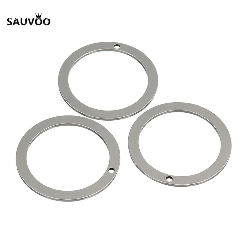 Большие круглые колечки и разрезные кольца из нержавеющей стали 10 шт. брелоки 29